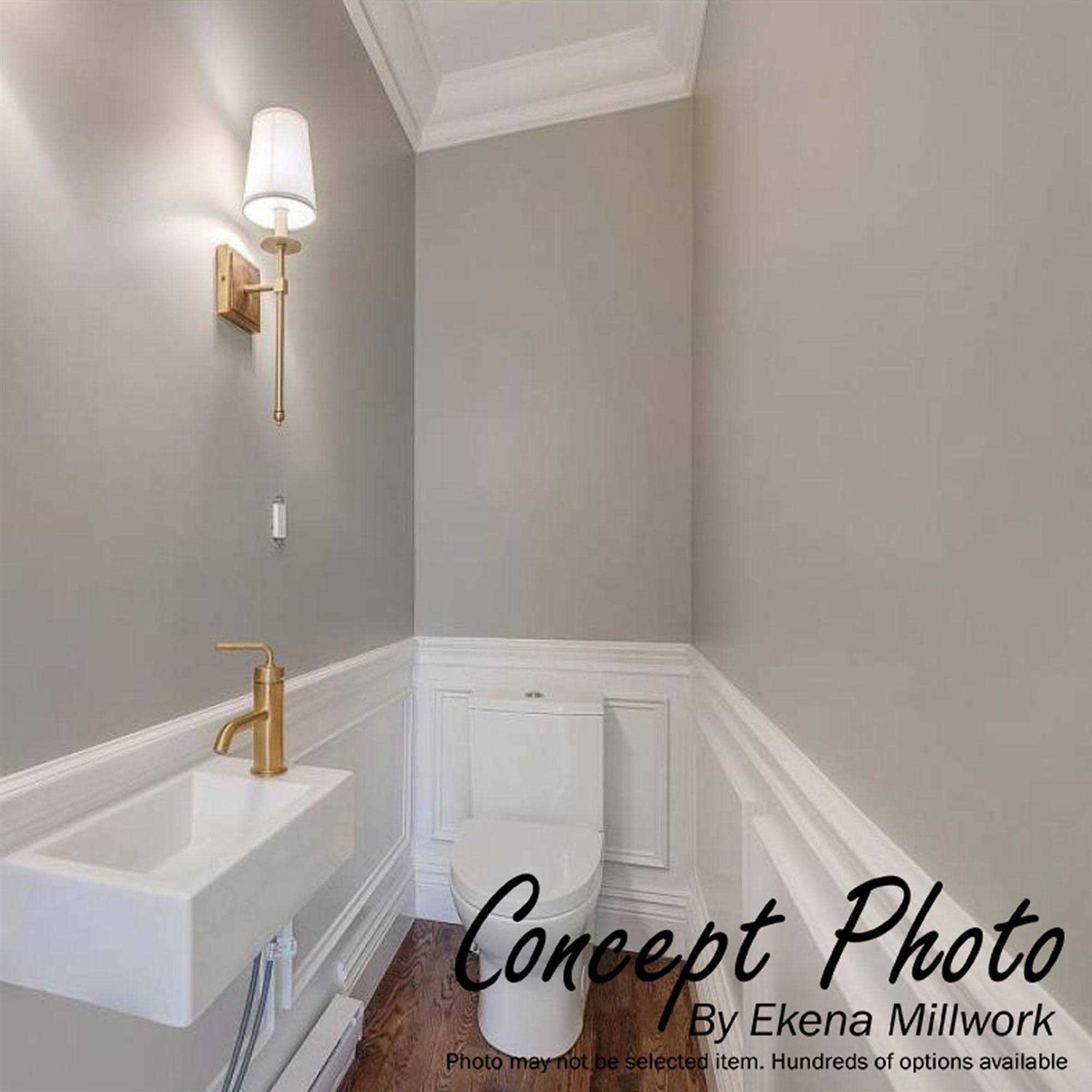 Ekena Millwork Ashford Molded Classic Wainscot Wall Panel PNL12X24AS-01 - MT - Mrs Treak