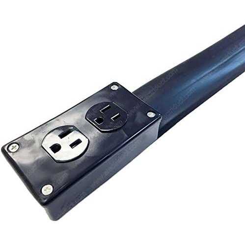 Electriduct Lay Flat Electrical Power Extension Cord Duplex Receptacle Cable Protector - MT - Mrs Treak