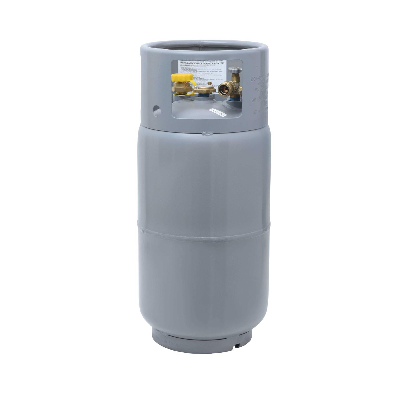 Flame King 33.5lb Aluminum Propane Tank Forklift Cylinder with Gauge - MT - Mrs Treak