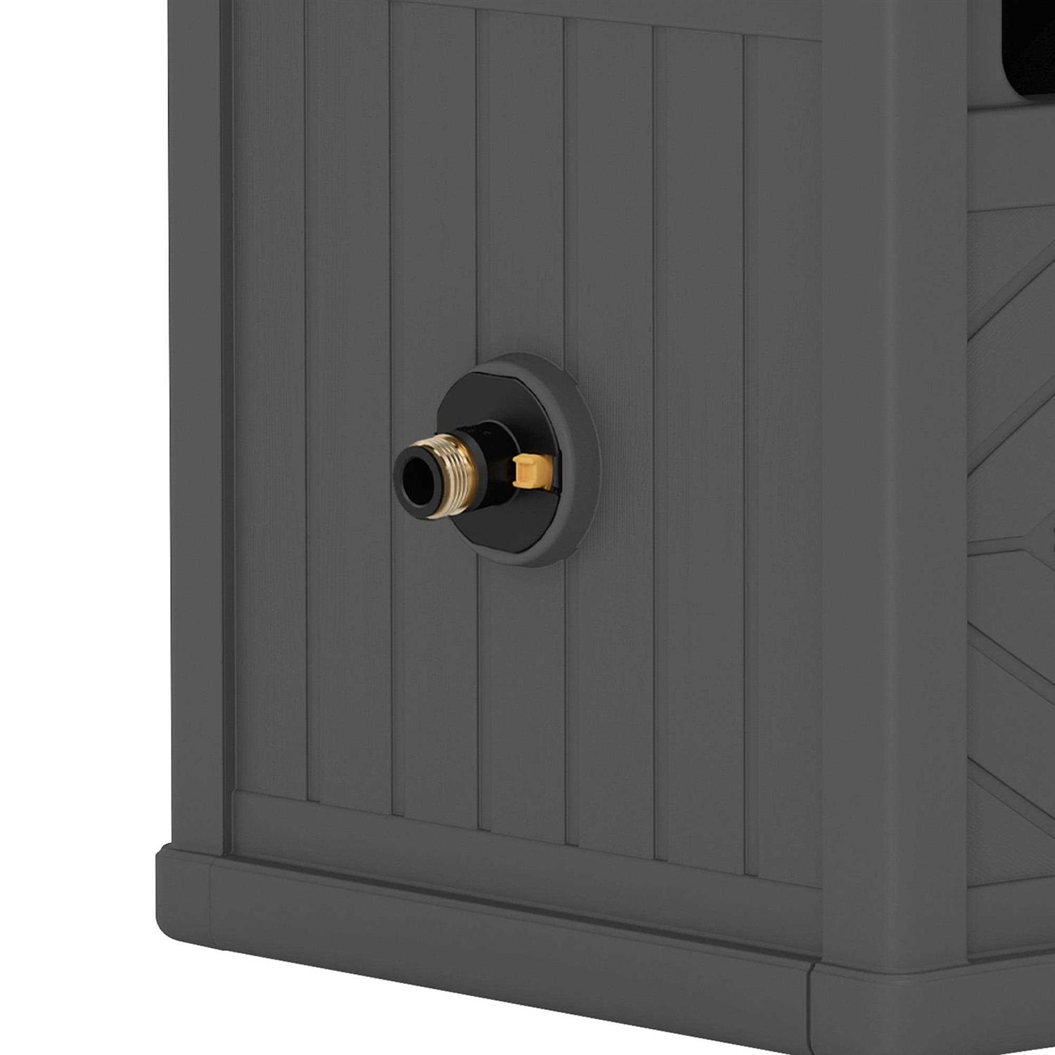 Suncast 14” x 12 Decorative Hideaway Garden Hose Storage Pot - MT - Mrs Treak