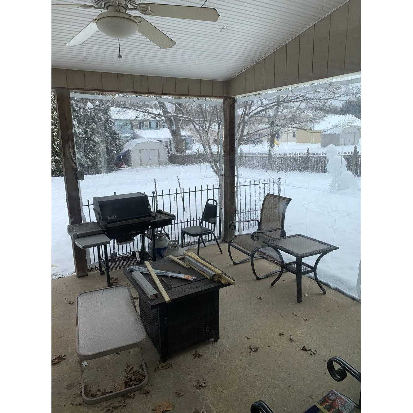 Mytee Products Clear Vinyl Tarp 22oz - MT - Mrs Treak