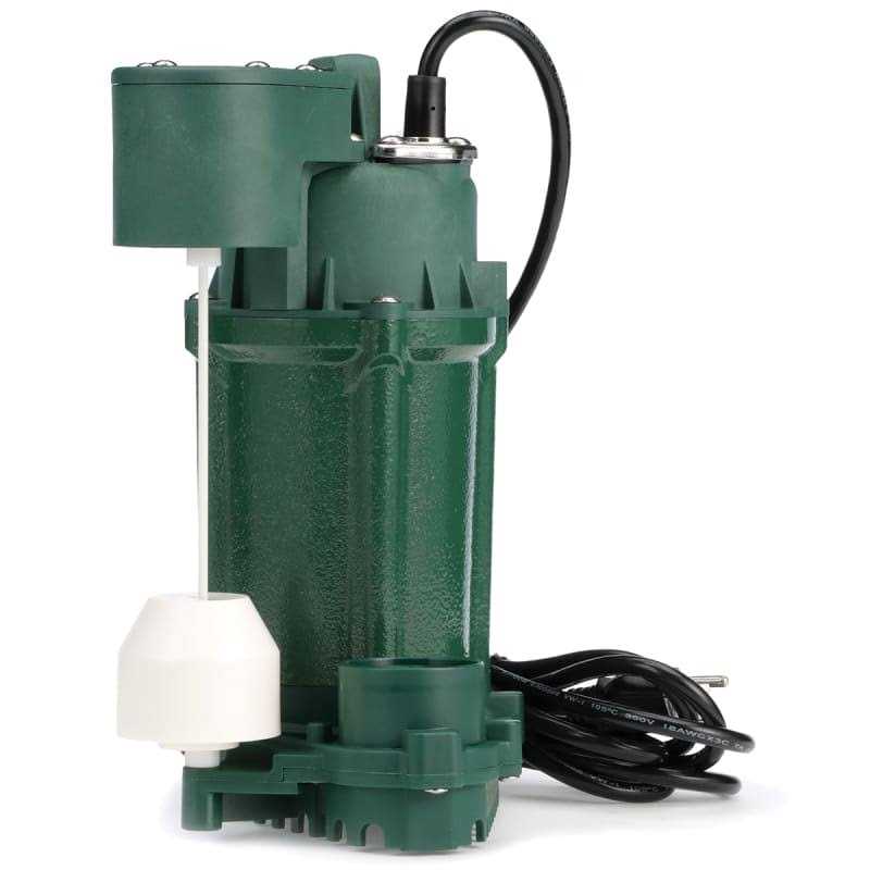 Zoeller 1/2 HP Cast Iron Automatic Sewage Pump 266-0005 - MT - Mrs Treak
