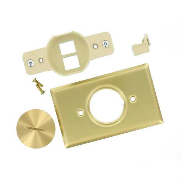 Leviton 40952-2PW Audio/Video Wallplate - MT - Mrs Treak