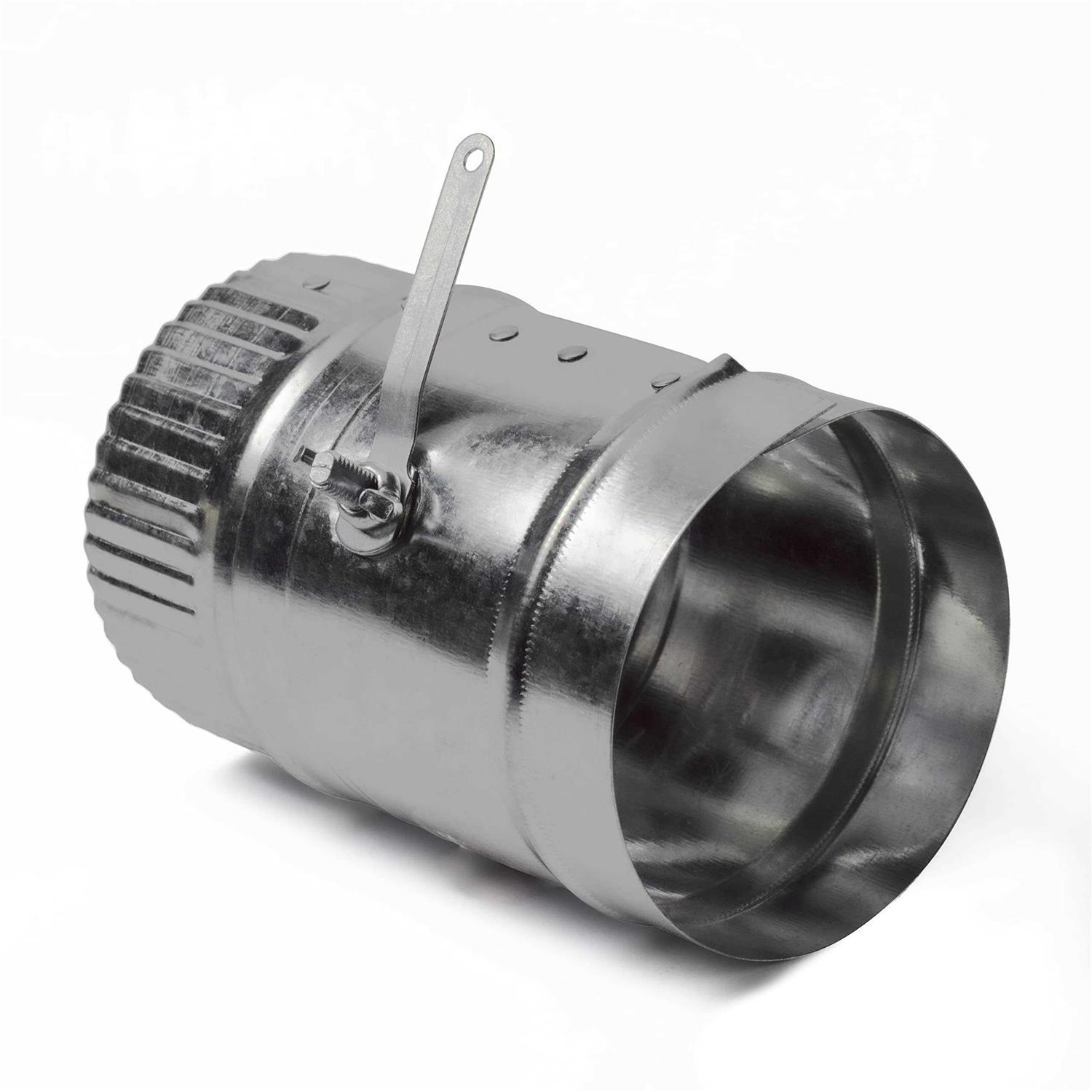 The Sheet Metal Kid 4-in HVAC Duct Manual Volume Damper with Sleeve - MT - Mrs Treak