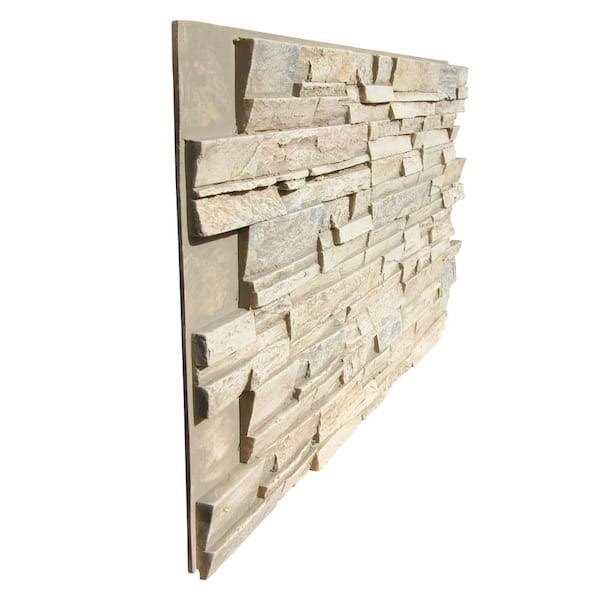 TRITAN BP Stack Stone Interlocking Siding Panel Finished - MT - Mrs Treak