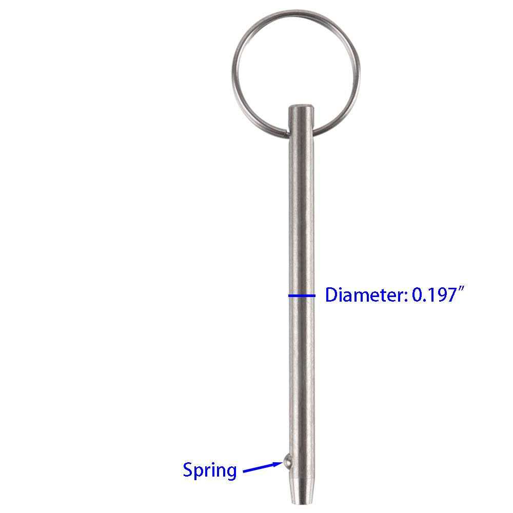 VTurboWay 2 Pack Quick Release Pin Diameter Length - MT - Mrs Treak