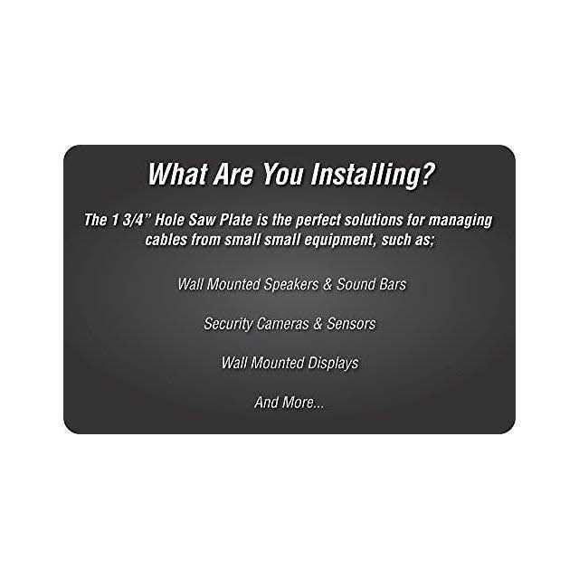 Datacomm 1 Gang Recessed Low Voltage Cable Plate - MT - Mrs Treak