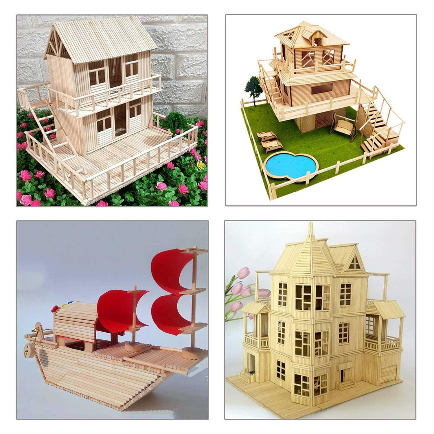 Dowel Rods Wood Sticks Wooden Dowel Rods Unfinished Bamboo Sticks - MT - Mrs Treak