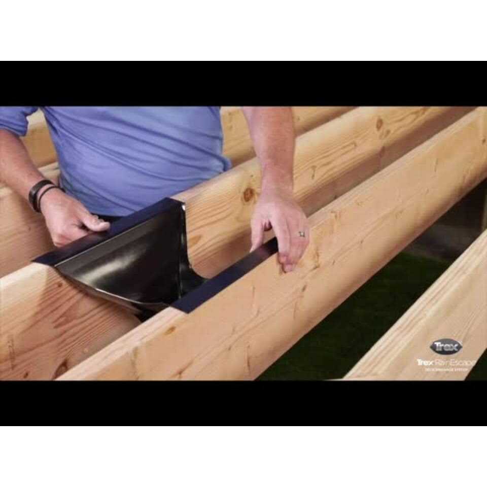 Trex 12-ft Black Under Deck Ceiling Trough - MT - Mrs Treak