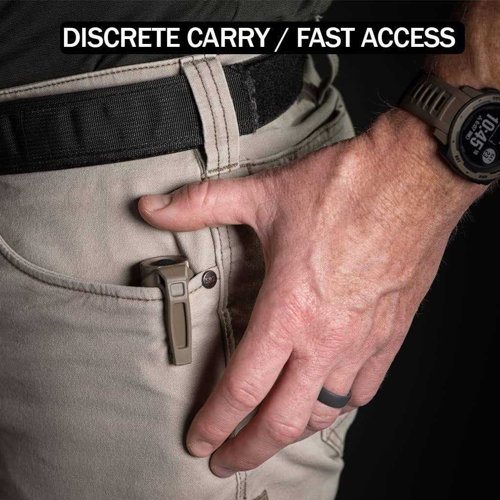 Thyrm Low Profile Carry Clip for Flashlight for Pocket or MOLLE Retention - MT - Mrs Treak