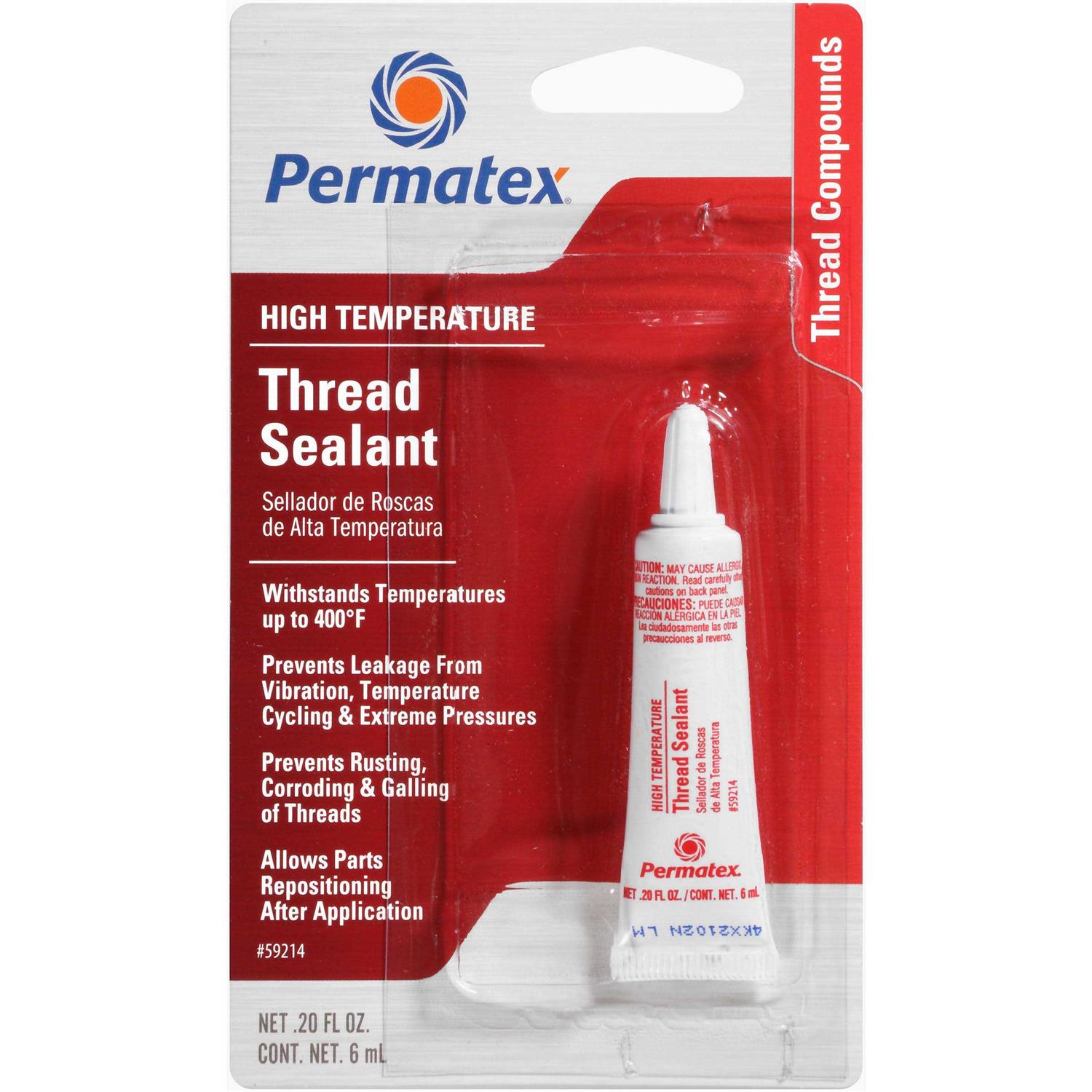 Permatex High Temperature Thread Sealant 59214 - MT - Mrs Treak
