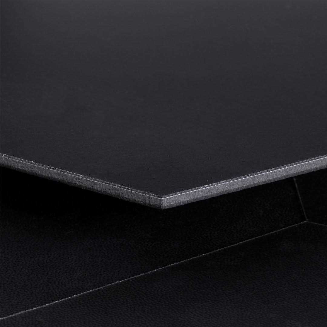 Lucida Mc-513 Maxcore 7-5/16 inch Wide Smooth Vinyl Flooring, Black - MT - Mrs Treak