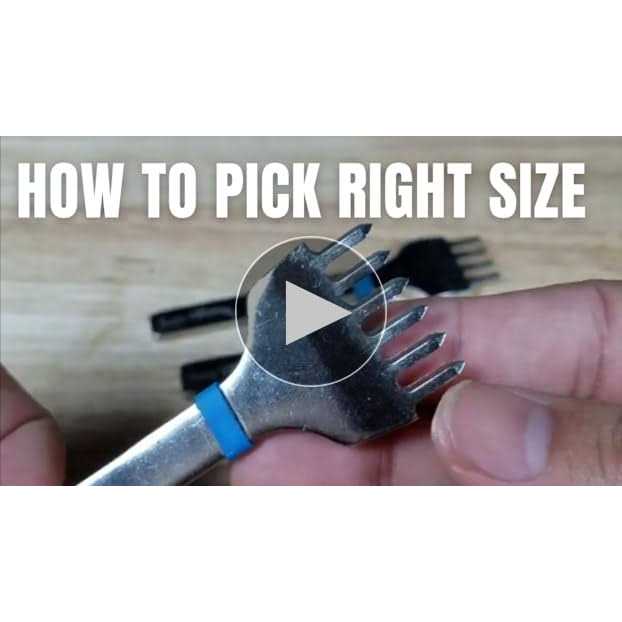 Weaver Leather Supply Diamond Stitching Chisel Set - MT - Mrs Treak