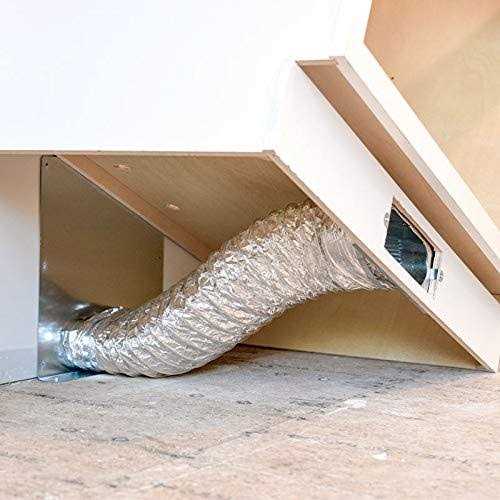 Toe Ductor Under Cabinet Toe Kick Ducting Kit - MT - Mrs Treak