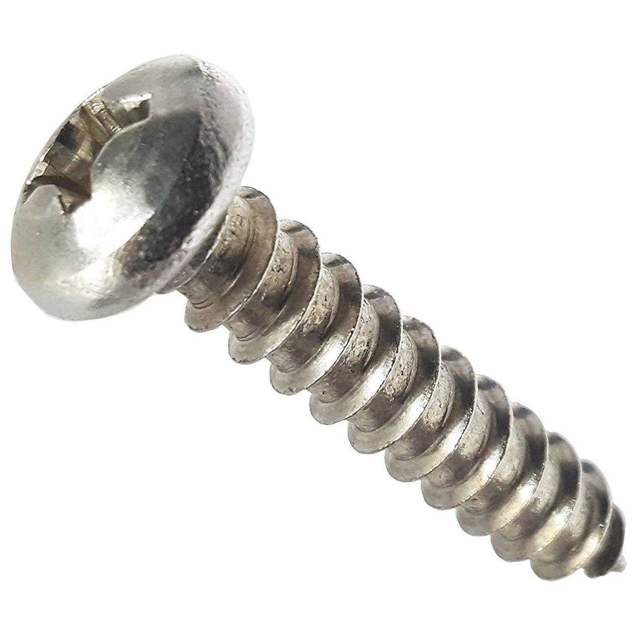 Fastenere.com Phillips Pan Head Sheet Metal Screws Stainless Steel 18-8 Qty 100 - MT - Mrs Treak