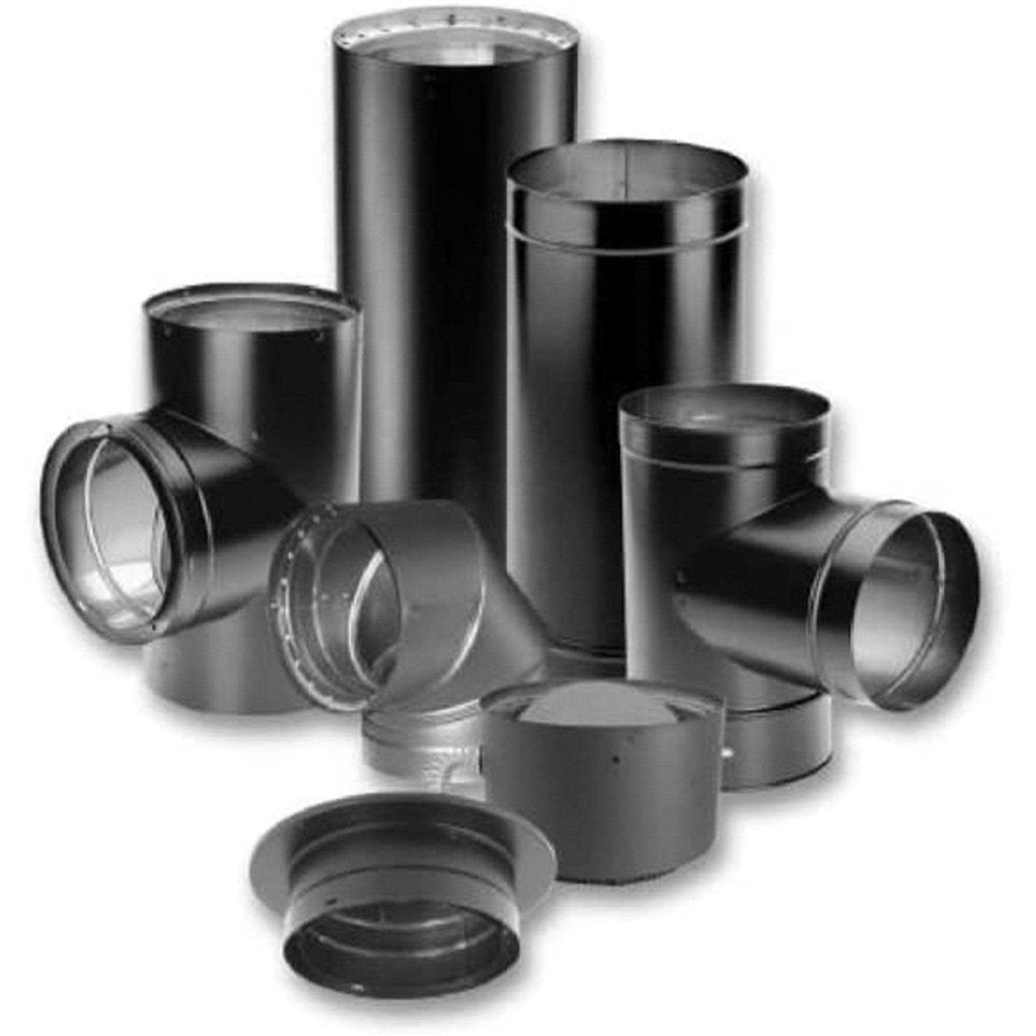 DuraVent DuraBlack Single Wall Black Pipe - MT - Mrs Treak