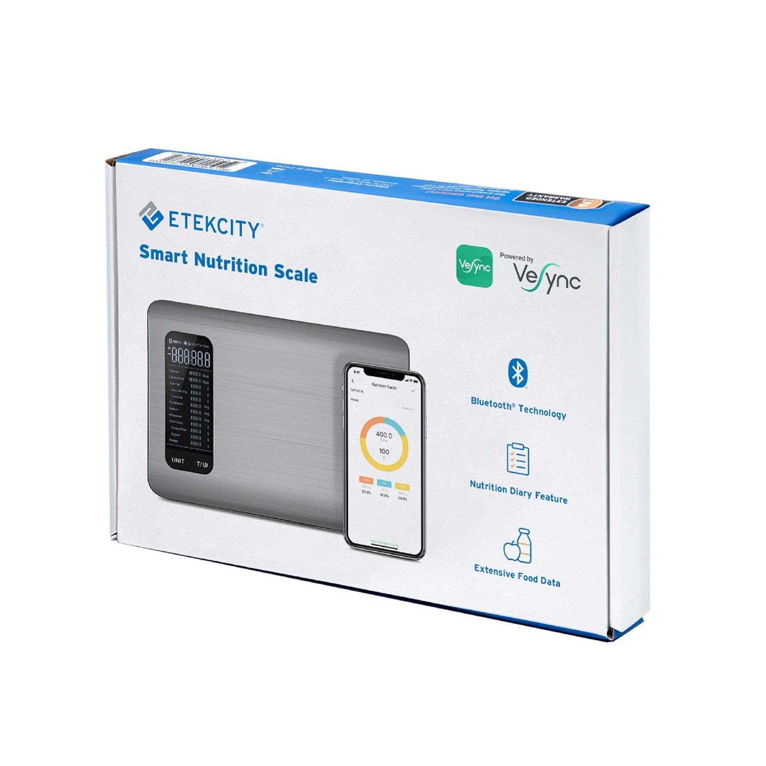 Etekcity Smart Nutrition Scale - MT - Mrs Treak