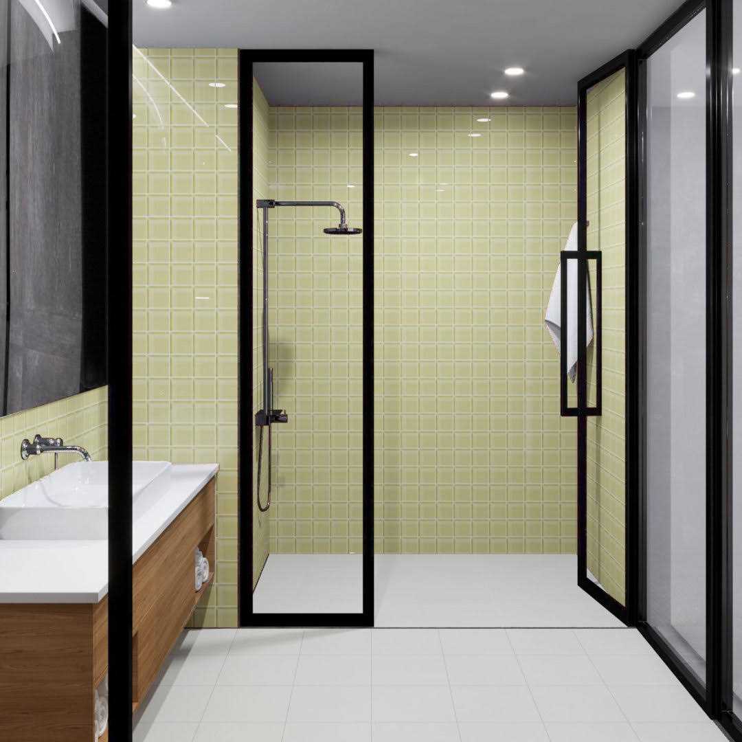 Torch Song 4” W x 4” L Glass Singular Tile PIXL - MT - Mrs Treak