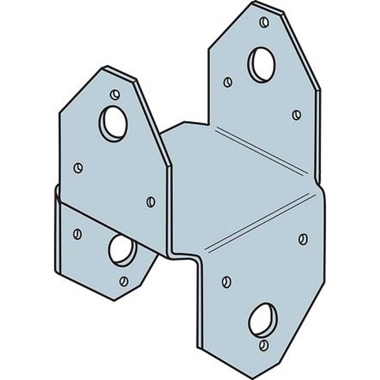Simpson Strong-Tie BC Galvanized Post Base for 4x Nominal Lumber - MT - Mrs Treak