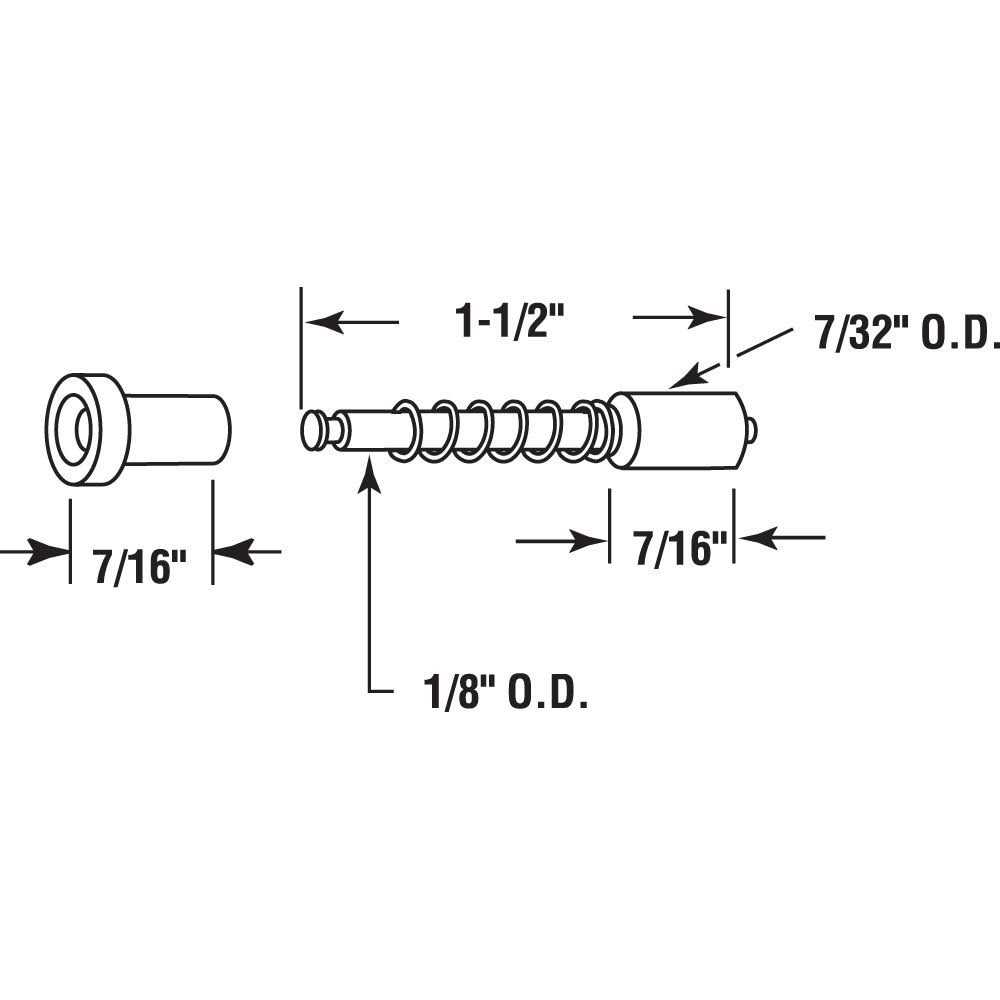Prime-Line Window Screen Clips 7/16 - MT - Mrs Treak