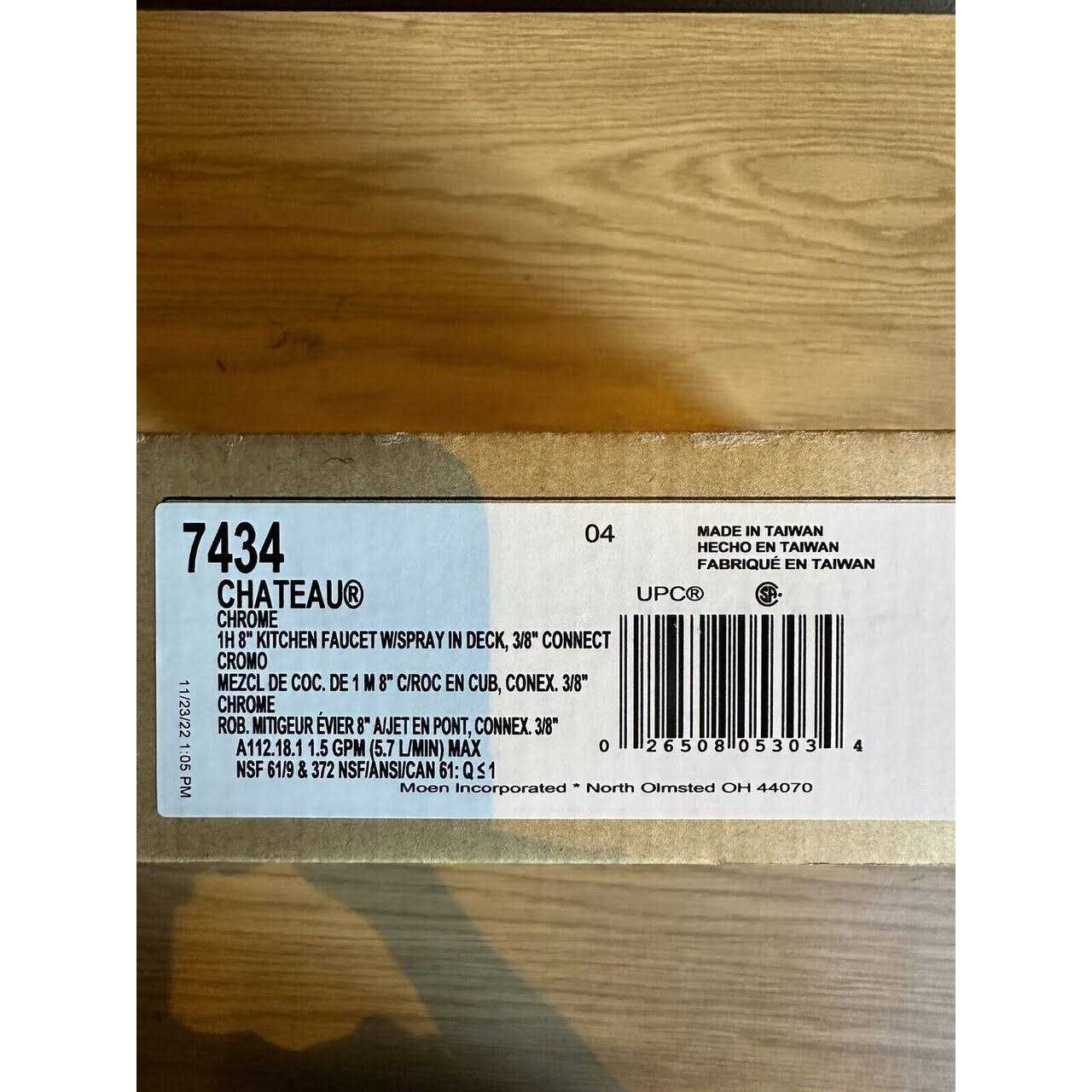 Moen Chateau Single Handle Kitchen Faucet 7423 - MT - Mrs Treak