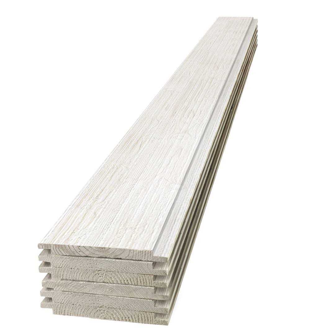 UFP-Edge 1 in. x 8 in. x 8 ft. Barn Wood Shiplap Pine Board 6-Pack - MT - Mrs Treak