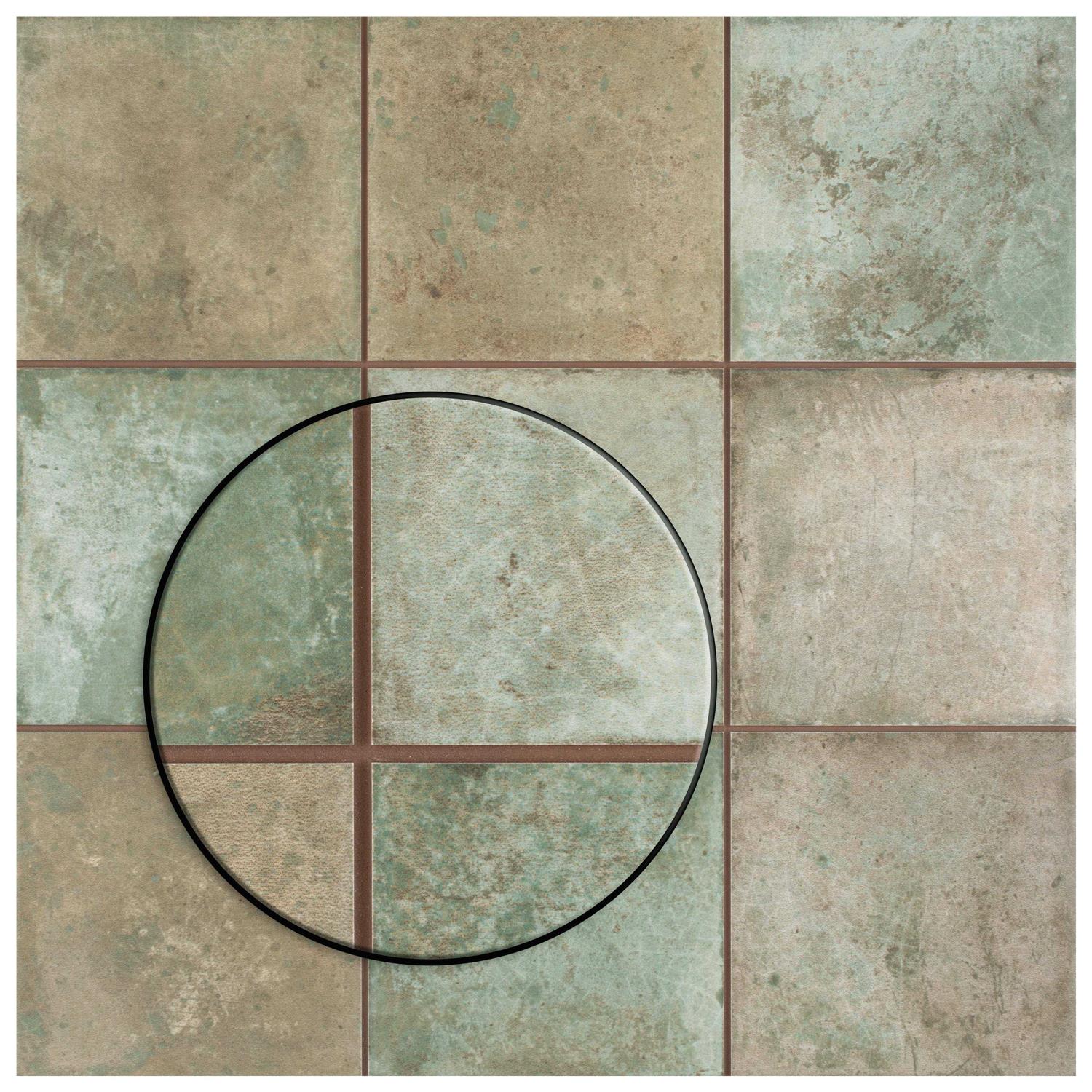Merola Tile Kings Etna Blue 13-1/8 in. x 13-1/8 in. Ceramic Floor and Wall Tile - MT - Mrs Treak