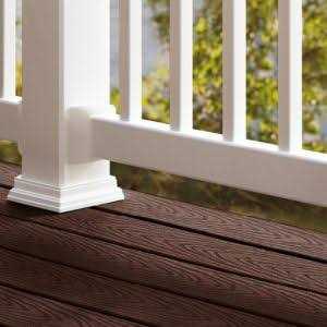 Trex Select Classic White Rail Kit w/ Round Black Balusters - MT - Mrs Treak