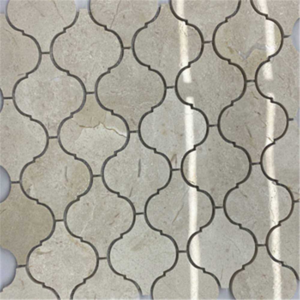 Marble Online 6 Hexagon Carrara White Marble Venato Carrera Bianco Tile Honed - MT - Mrs Treak