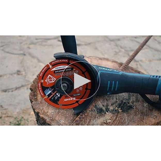 Ezarc Diamond Cutting Wheel 78 Inch for Metal, Cut Off Wheel with 5000+ Cuts on Rebar, Steel, Iron and Inox - MT - Mrs Treak