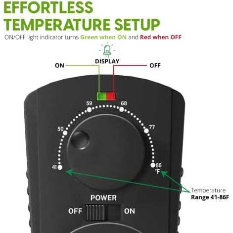 Econohome Adjustable Thermostat Universal Plugin Heating & Cooling Thermostat - MT - Mrs Treak