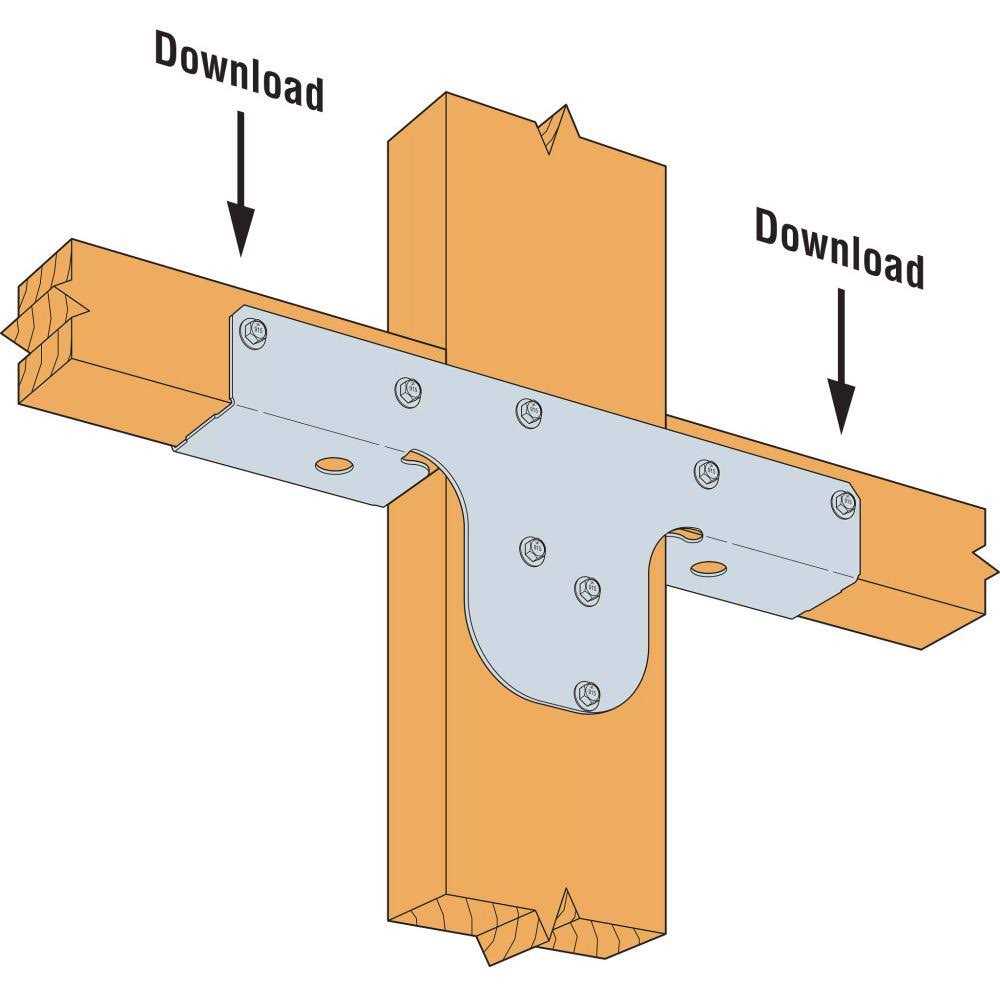 Simpson Strong Tie Post Cap/Base ZMAX BC4Z BC4Z-R - MT - Mrs Treak