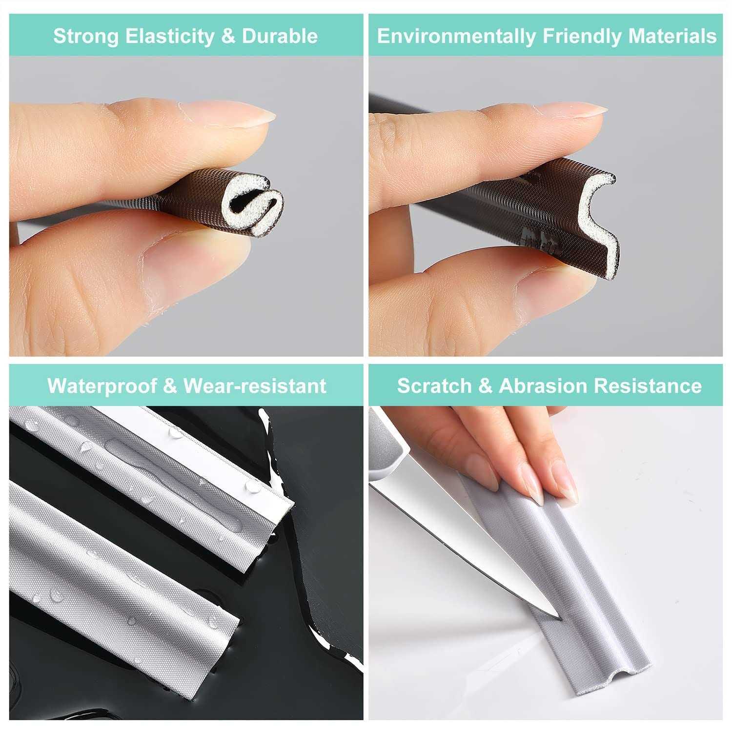 Mopms Draft Stopper Sweep Door Weatherproofing Stripping - MT - Mrs Treak