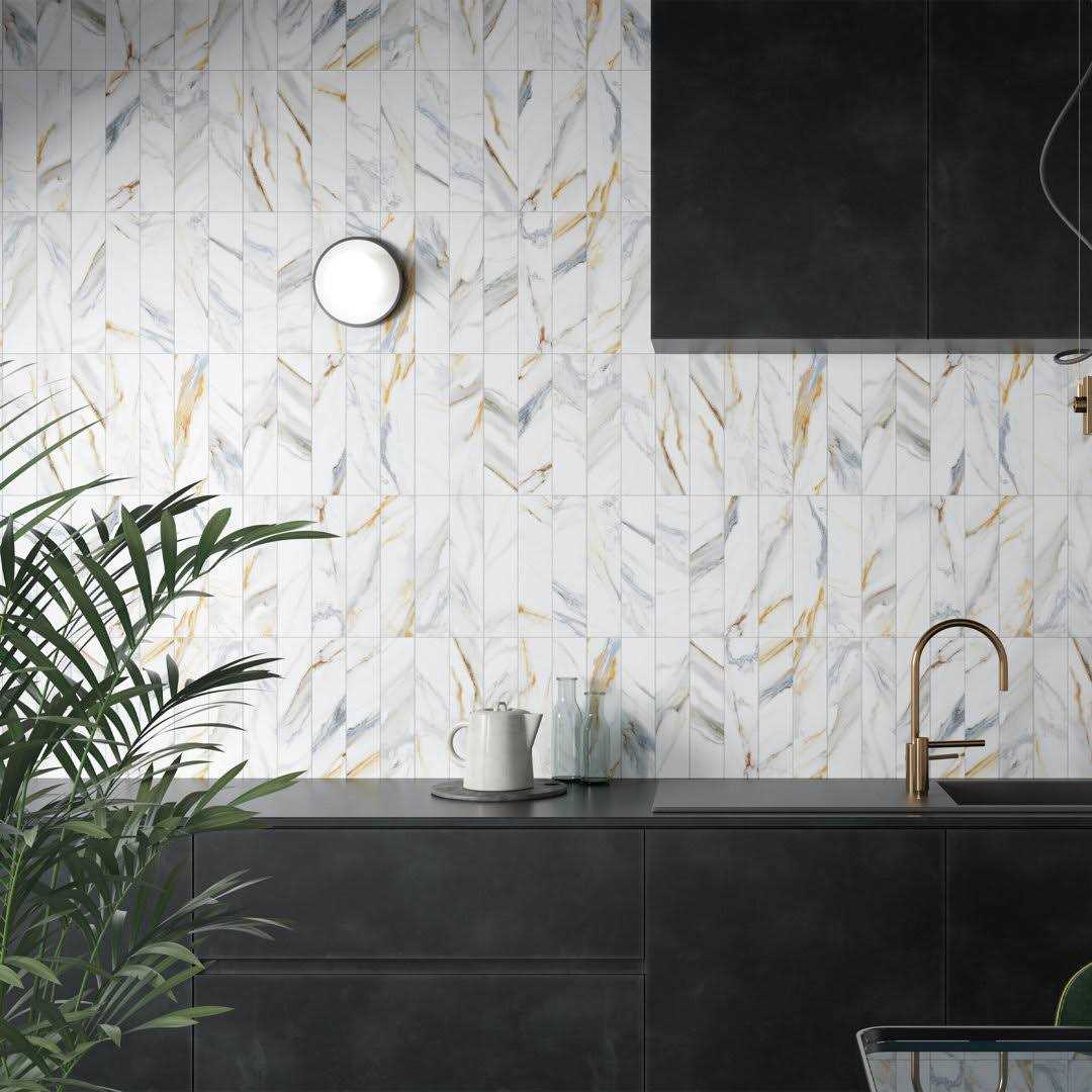 MOLOVO Elegance Beige Subway 3.15 in. x 12.99 in. Matte Porcelain Marble look Floor and Wall Tile - MT - Mrs Treak