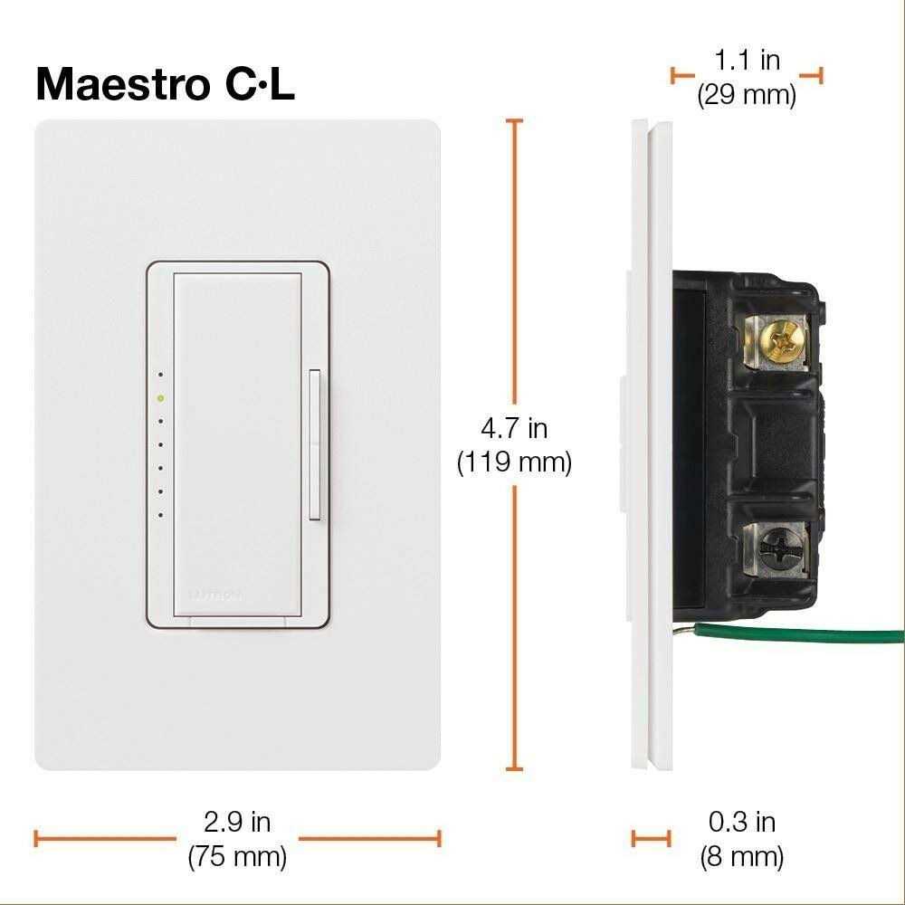 Lutron Maestro 8A Switch MA-S8AM - MT - Mrs Treak
