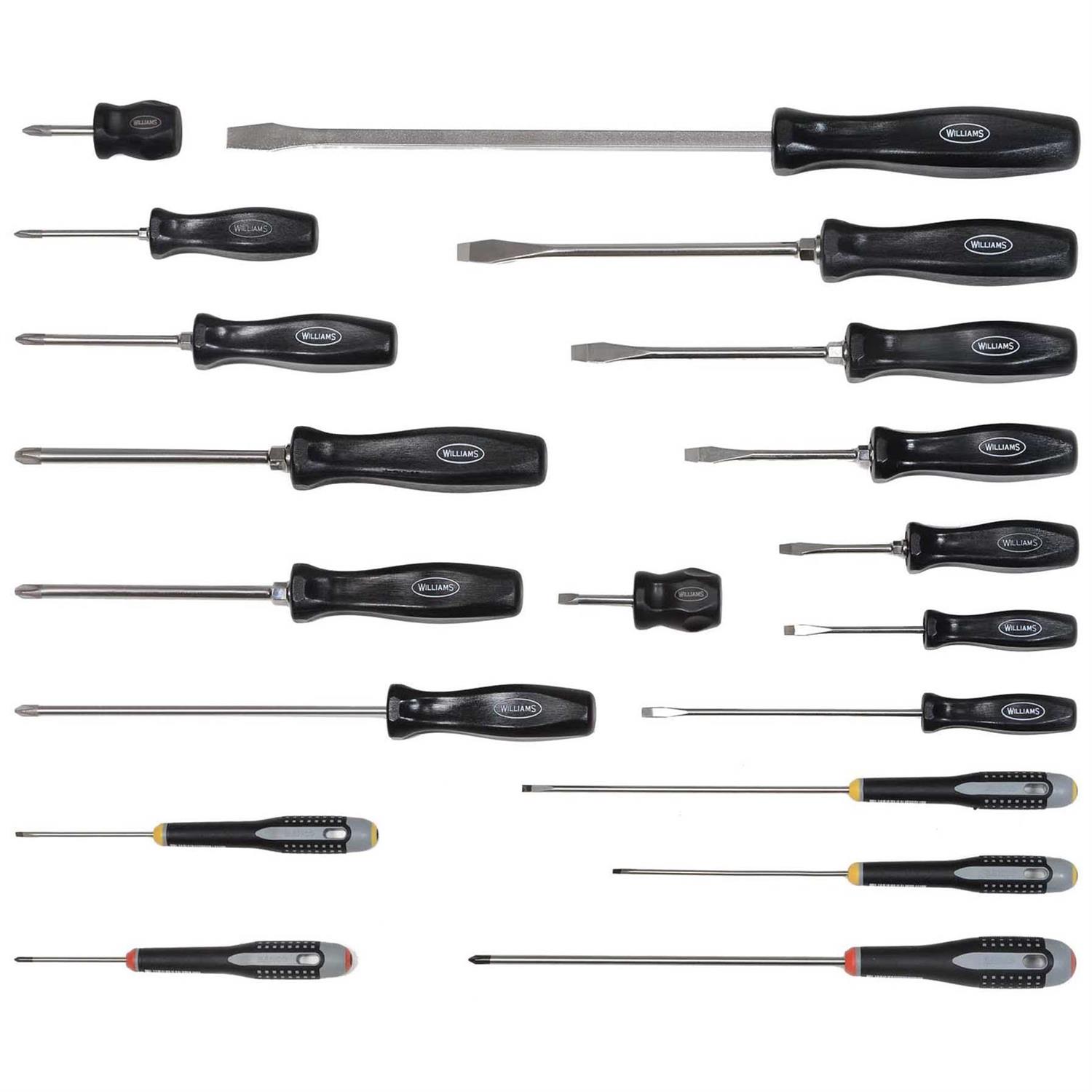 Williams 100P Mixed Screwdriver Set - MT - Mrs Treak