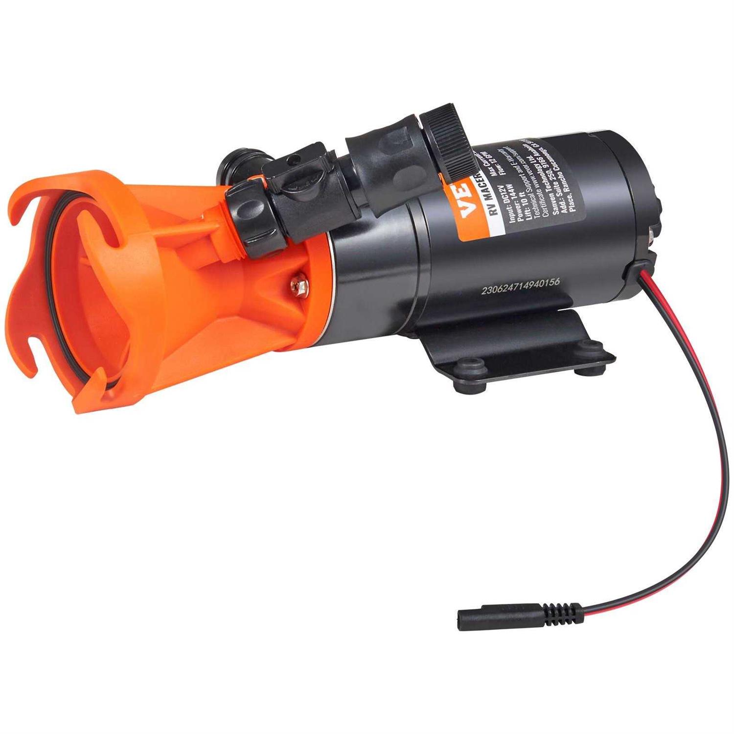VEVOR RV Macerator Pump 12V 12GPM Self-priming Water Waste Pumps w/RV Connector & Hose FCJZBZLD12GPM9UO0V9 - MT - Mrs Treak