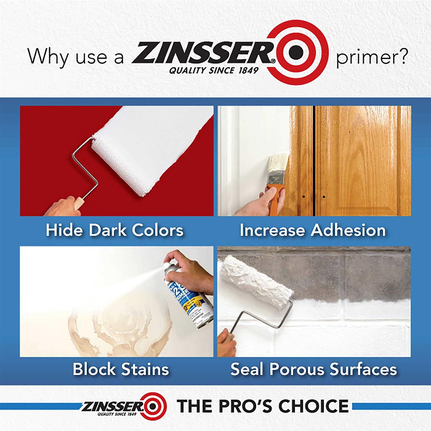 Zinsser Ceiling Paint/Primer - MT - Mrs Treak