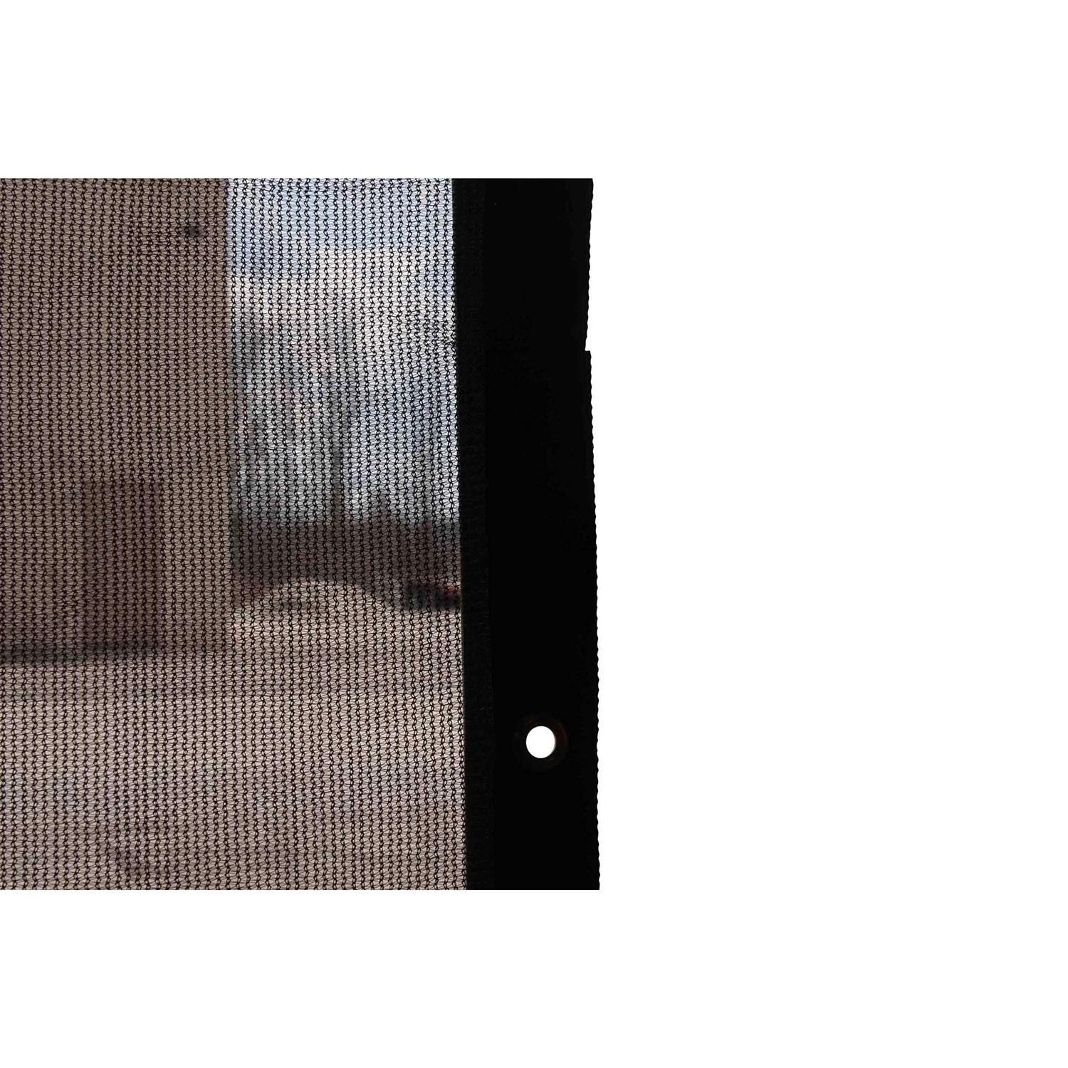 Mytee Products Black Heavy Duty 6 Oz 70% Shade Mesh Tarps with Grommets ROLL-Off - MT - Mrs Treak