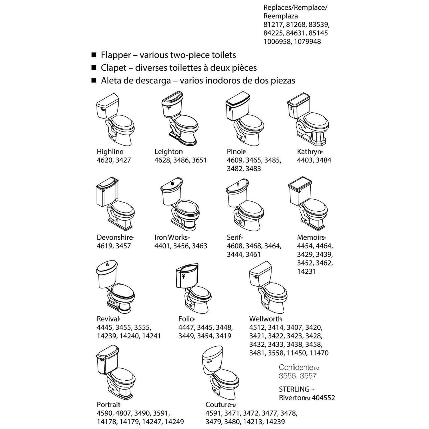 Kohler GP84995 Toilet Flapper - MT - Mrs Treak