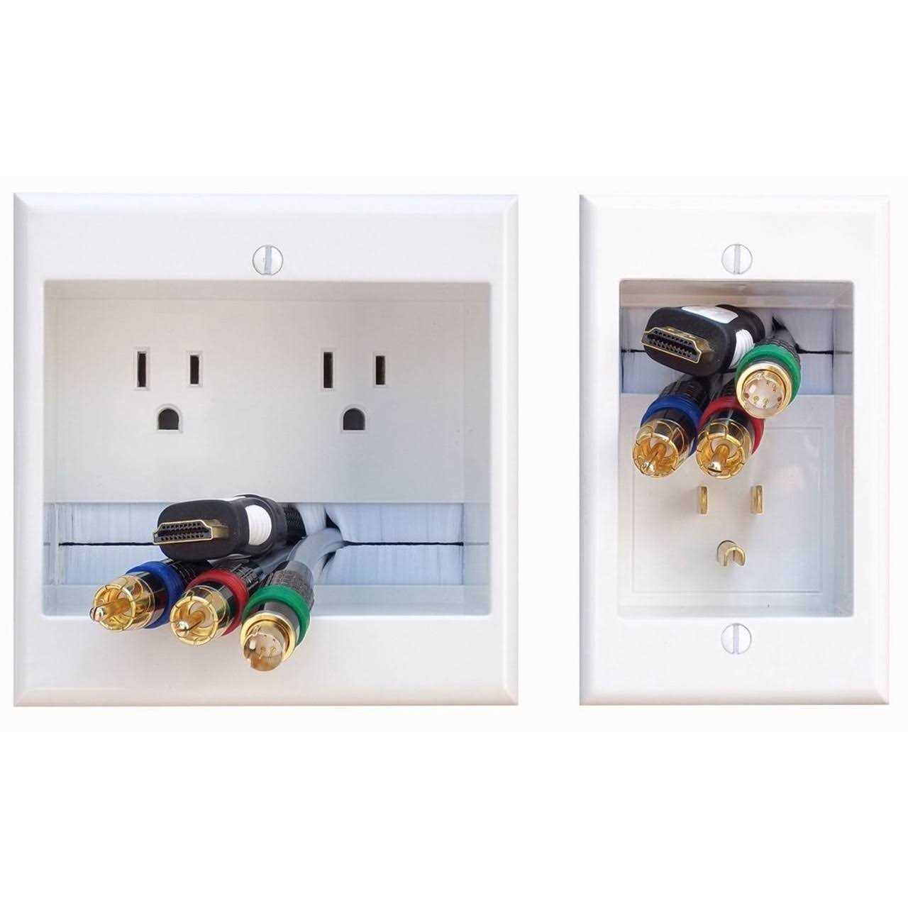 PowerBridge TWO-CK In-Wall Cable Management System for Wall-Mounted TVs - MT - Mrs Treak