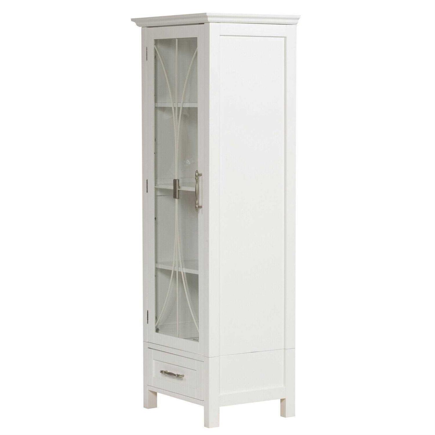 Teamson Home Dawson Wooden Wall Cabinet with Cross Molding and 2 Doors - MT - Mrs Treak