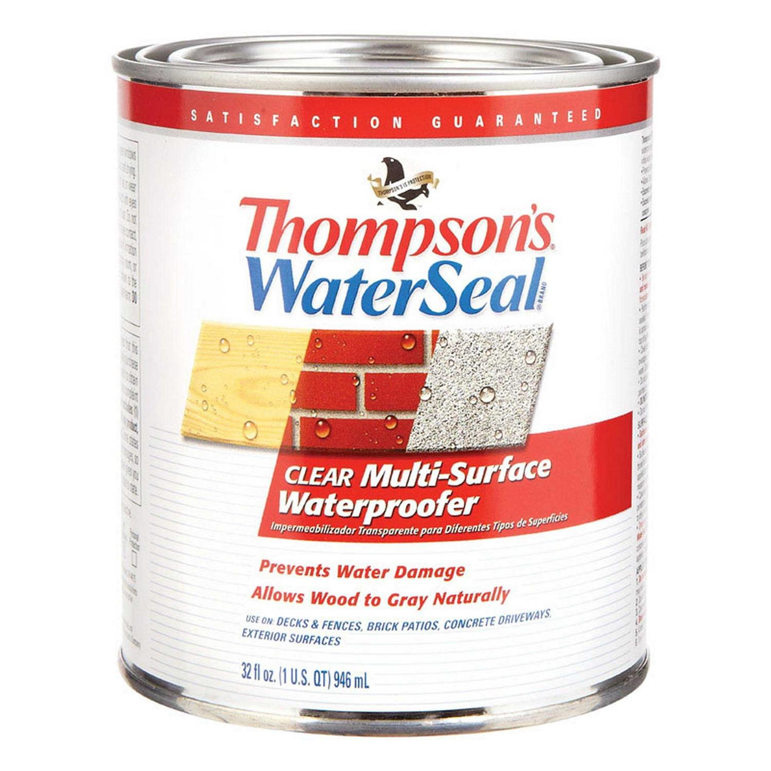 Thompson’s WaterSeal Transparent Chestnut Brown Waterproofing Wood Stain and Sealer 1 gal - MT - Mrs Treak