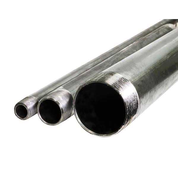 The Plumber&s Choice 1 in. x 60 in. Galvanized Steel Pipe 1060PGL - MT - Mrs Treak