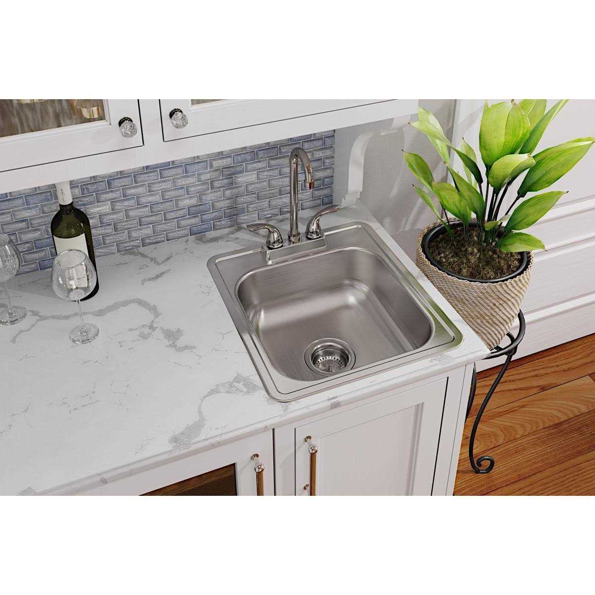 Elkay Crosstown EFRU2816T Single Bowl Undermount Stainless Steel Kitchen Sink - MT - Mrs Treak