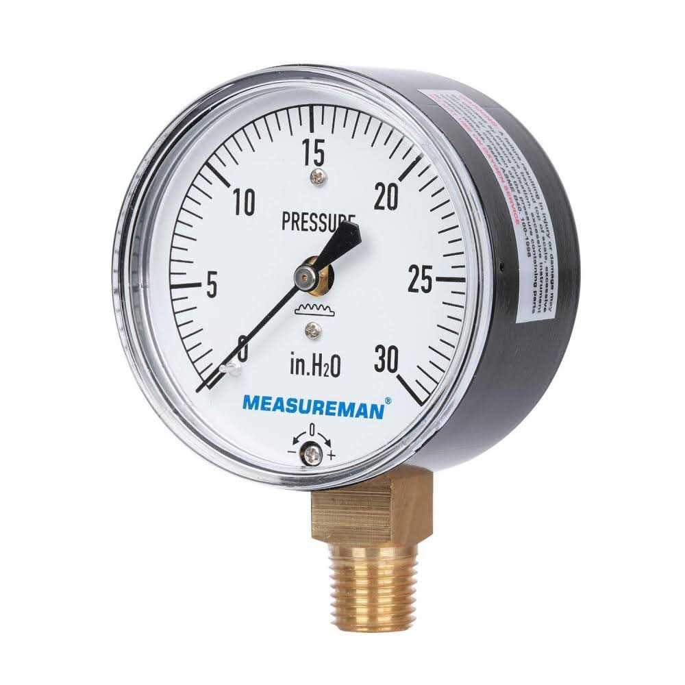 MEASUREMAN 2-12 Water Pressure Test Gauge - MT - Mrs Treak