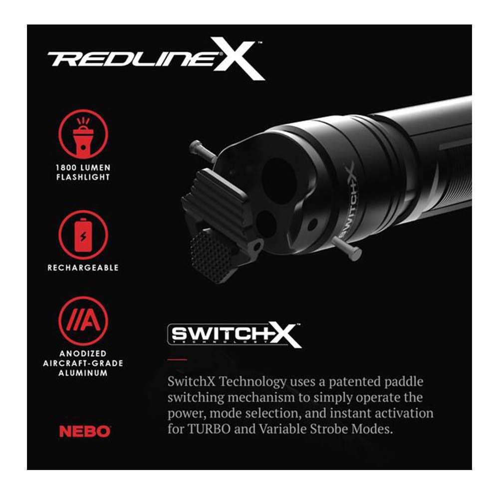 Nebo Redline Flex Flashlight - MT - Mrs Treak
