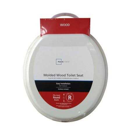 Mainstays Round Molded Toilet Seat opp - MT - Mrs Treak