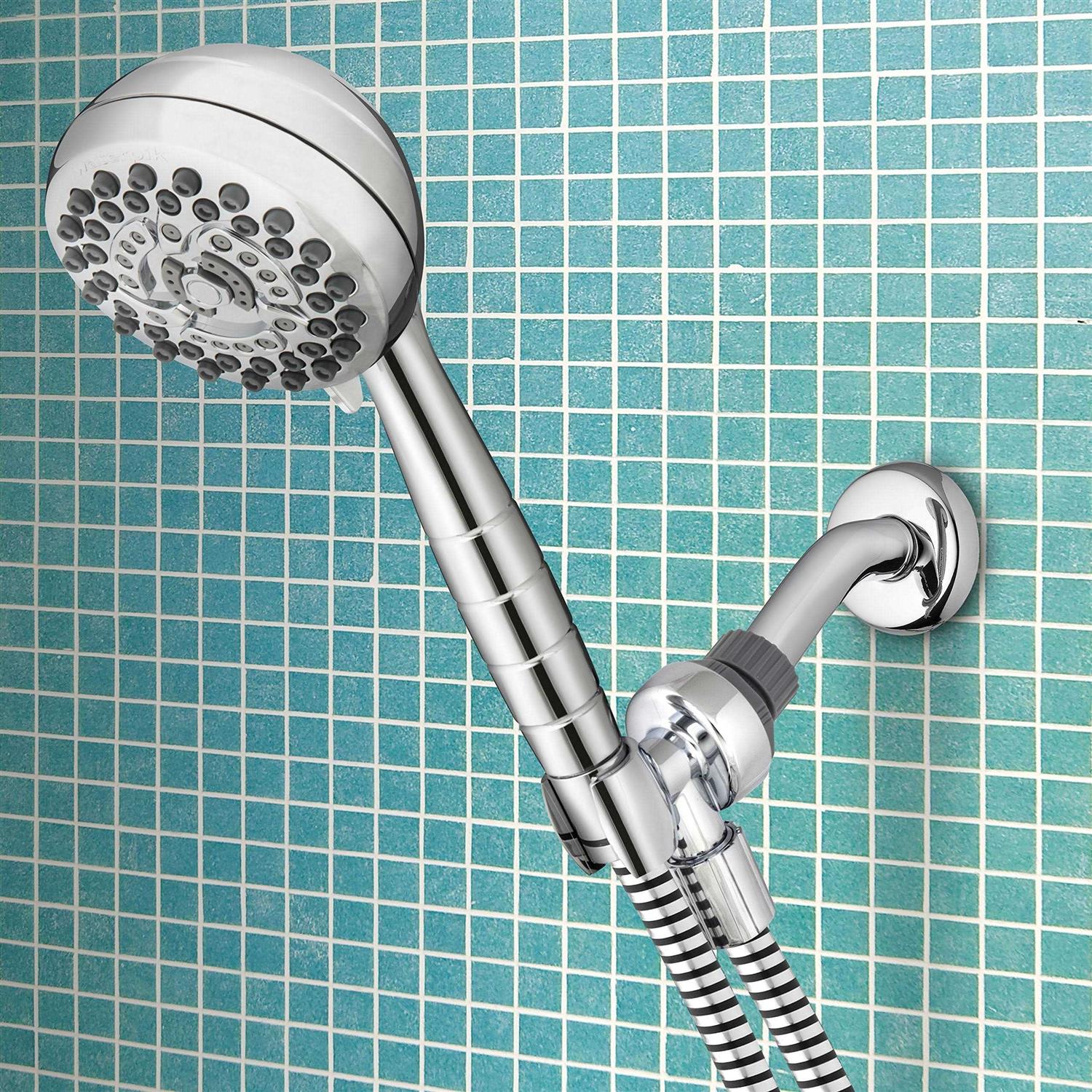 Waterpik Handheld Showerhead PowerSpray+ Original Shower Massage Chrome 6 settings 1.8 gpm SM-651E - MT - Mrs Treak