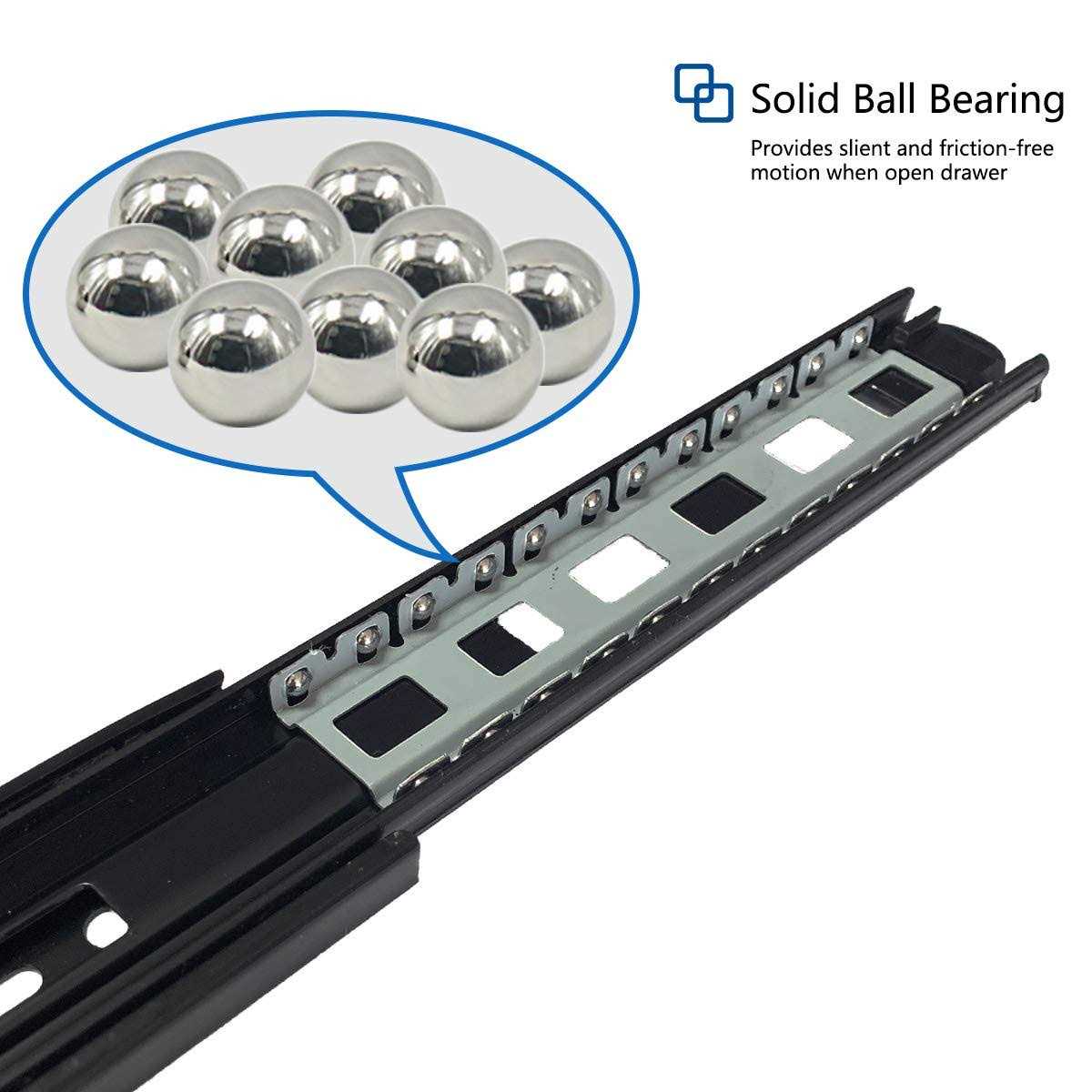 VADANIA Heavy Duty Drawer Slides with Lock - MT - Mrs Treak